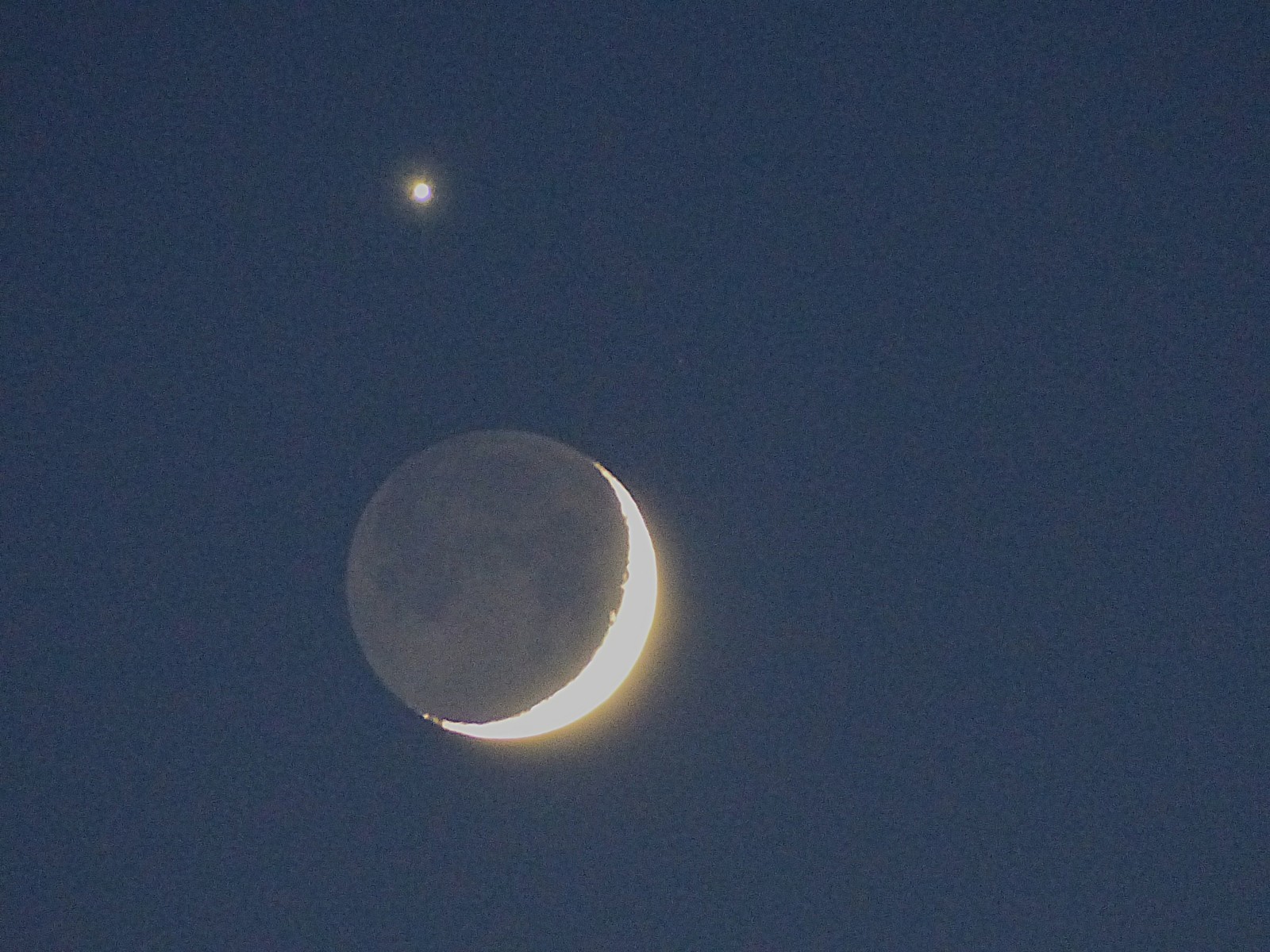 Conjonction lune venus